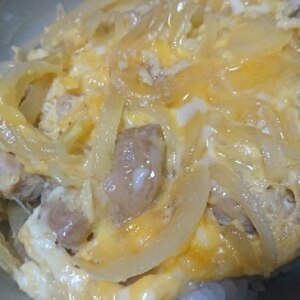 レンジでふわとろ～親子丼